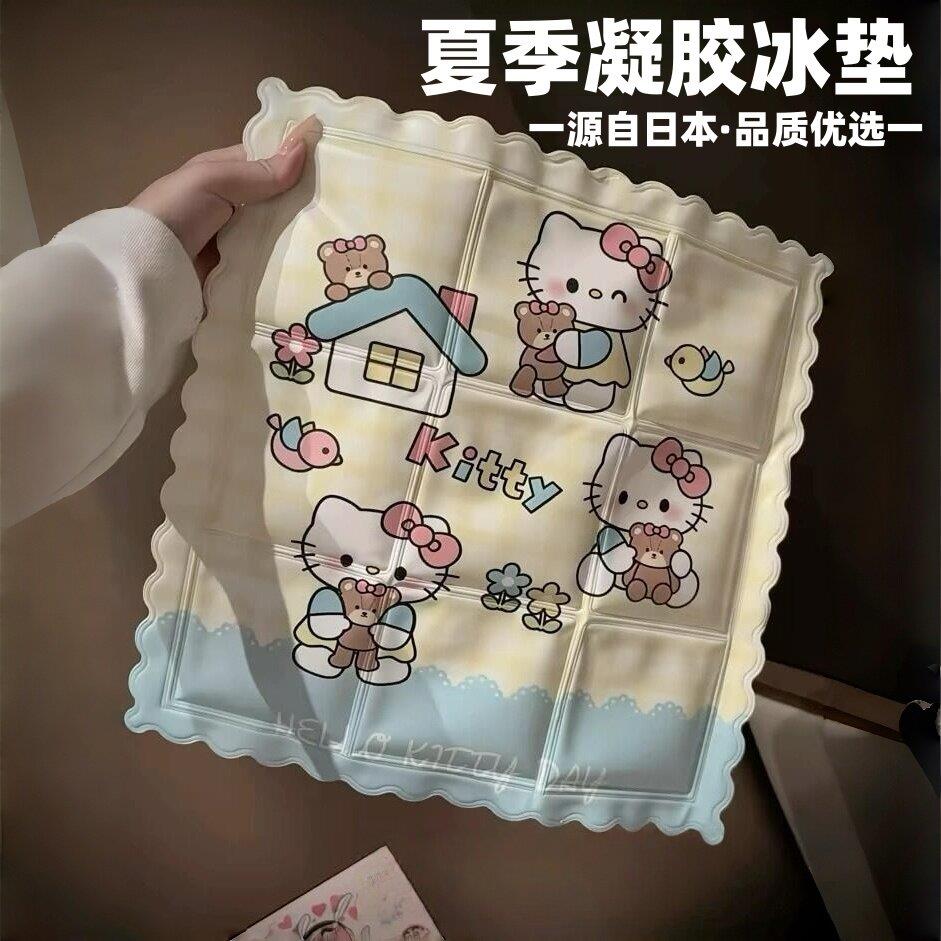 日本冰垫坐垫宠物狗狗猫咪床垫沙发透气夏季水凝胶卡通图案清凉