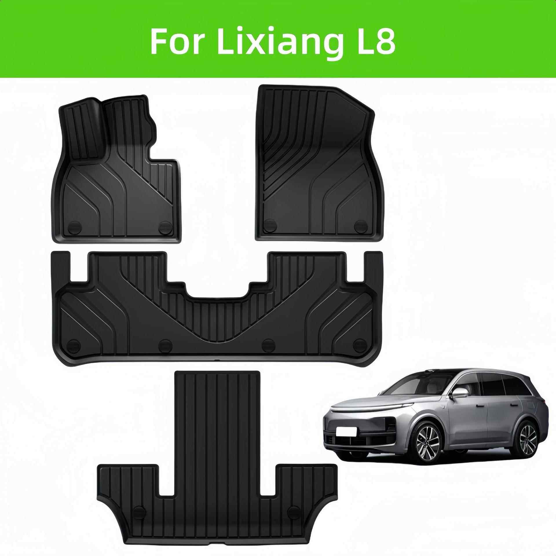 For 23-24 Lixiang L8 Injection Molding 3D TPE car floor mats
