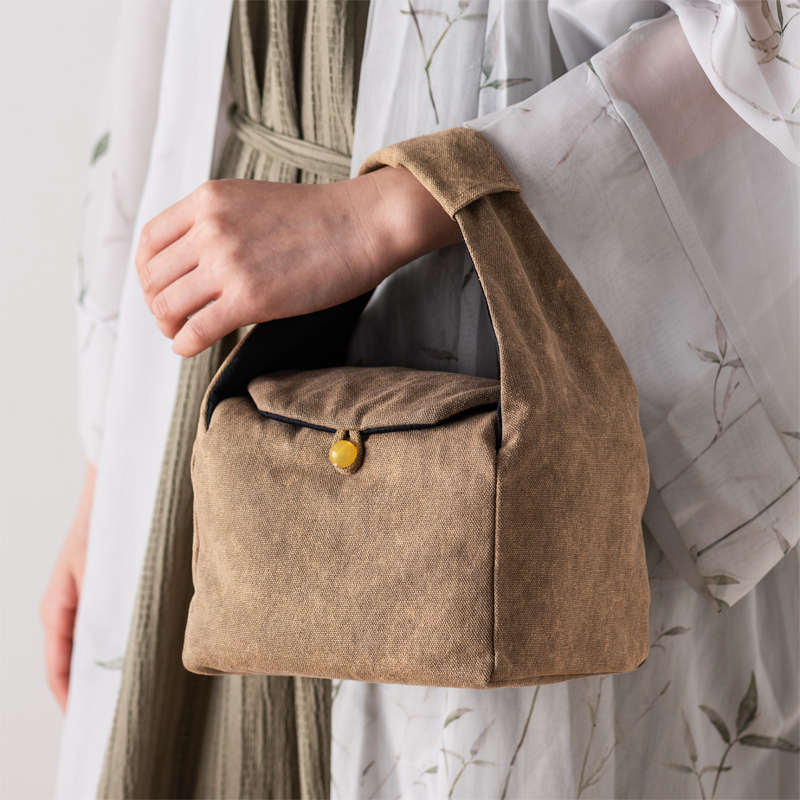 户外便携茶具收纳包袋家用旅行茶具快客杯茶壶茶杯收纳包布袋礼盒