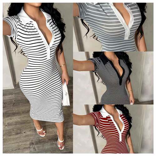 Women's Summer Casual Classy Elegant Business Collared Polo