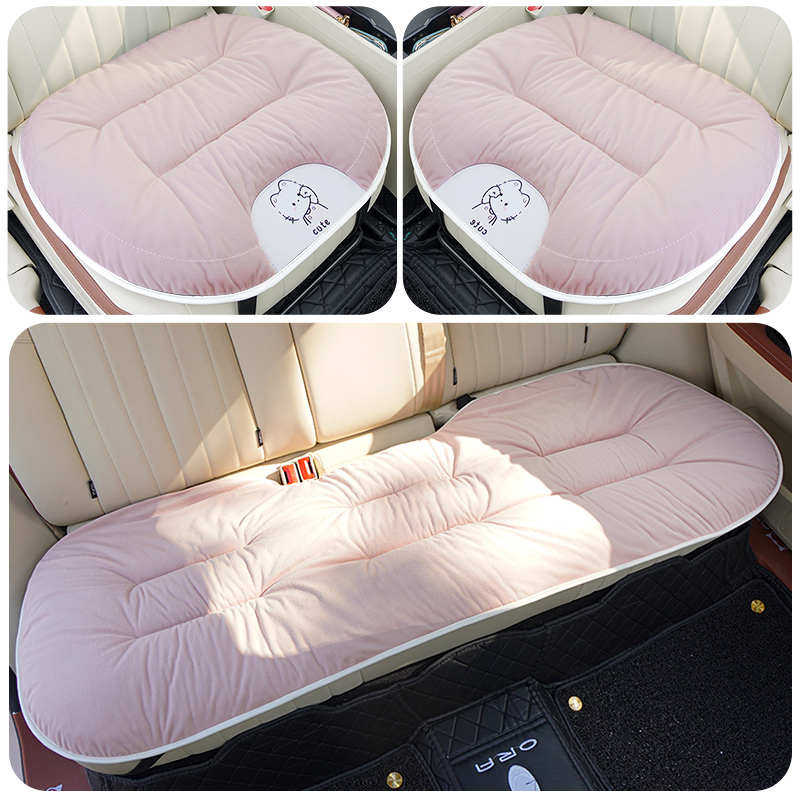 适用汽车坐垫卡通冬季加绒车载座垫短毛排加厚保暖三件套车内用品,汽车用品/电子/清洗/改装,通用座套/座垫,淘宝优惠券,粉丝福利购,淘宝优惠卷