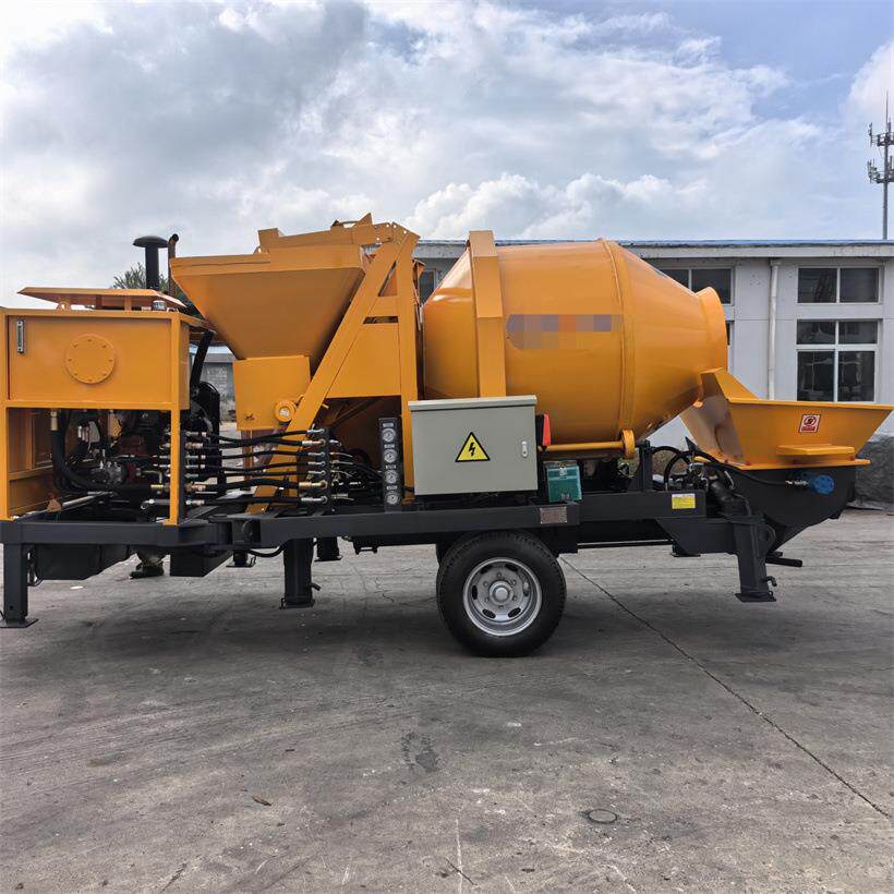 JBS40电动混凝土搅拌泵送一体机柴油一体机搅拌拖泵搅拌泵机