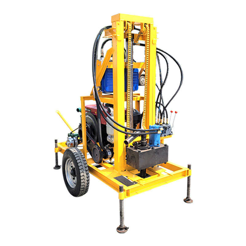 22马力家用柴油打井机 液压式水井钻机 折叠式农田灌溉打井机