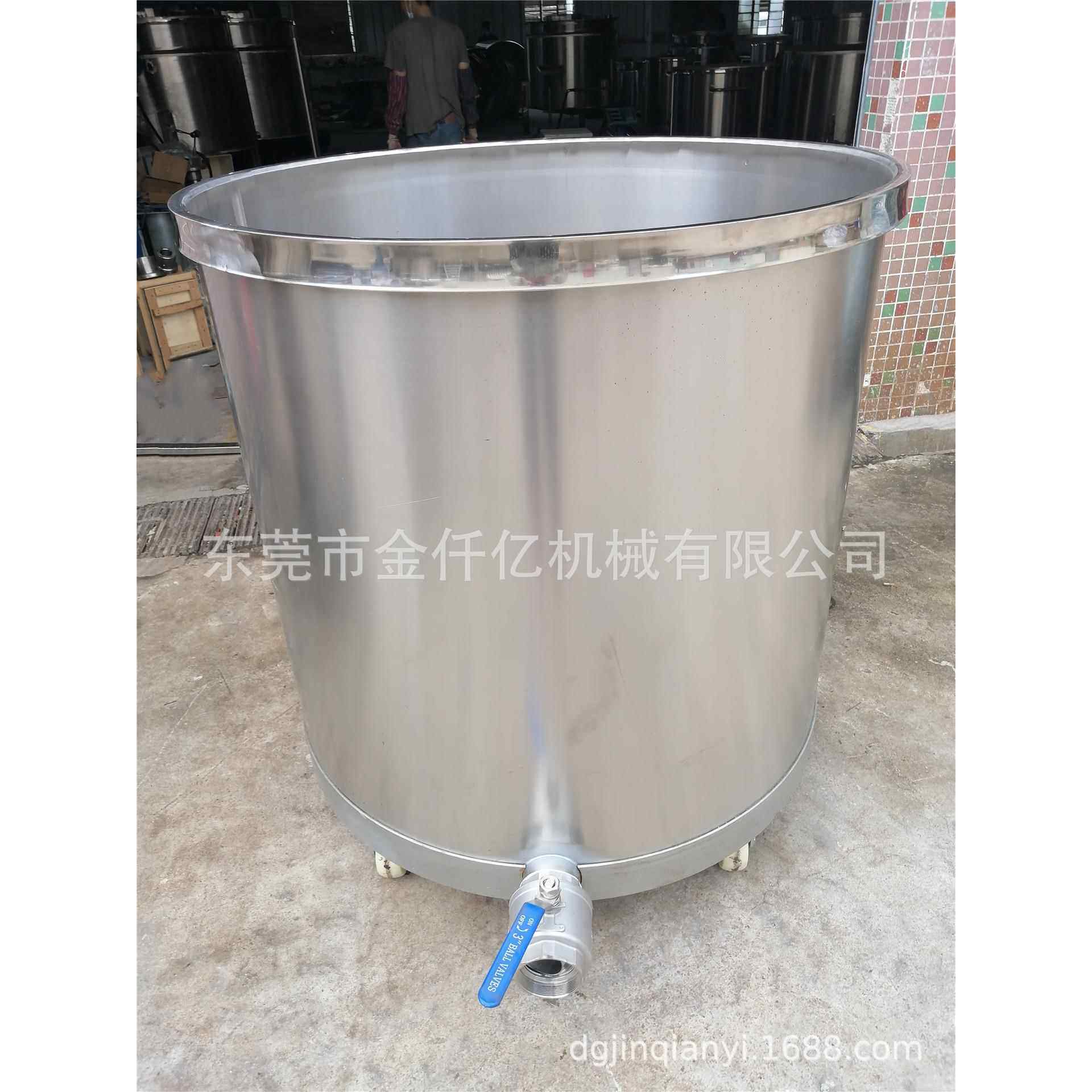 金仟亿厂家供应涂料化工桶 304不锈钢拉缸，移动储罐 不锈钢储罐