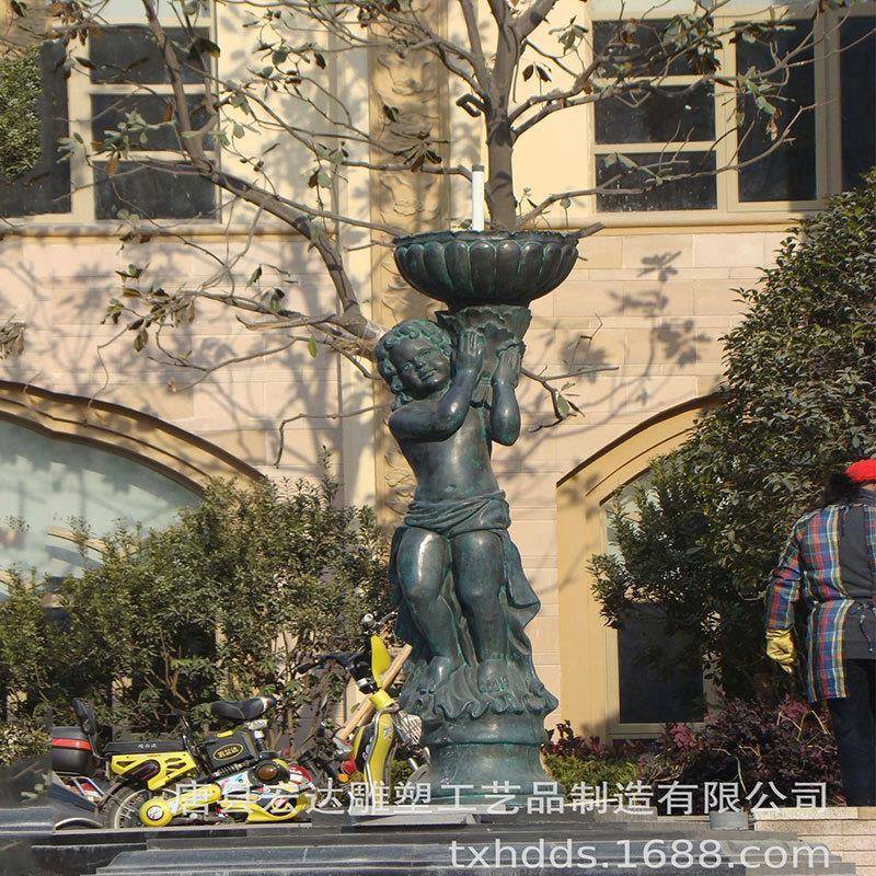 户外铜雕塑流水景观摆件园林广场大型雕像小区门前装饰品厂家