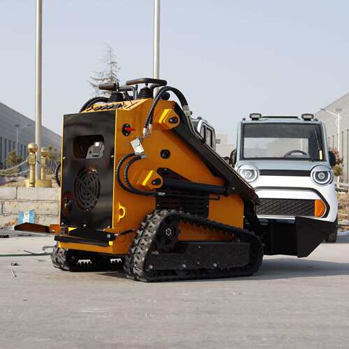新款迷你履带滑移装载机 HT380工程液压小铲车 家用小型装载机