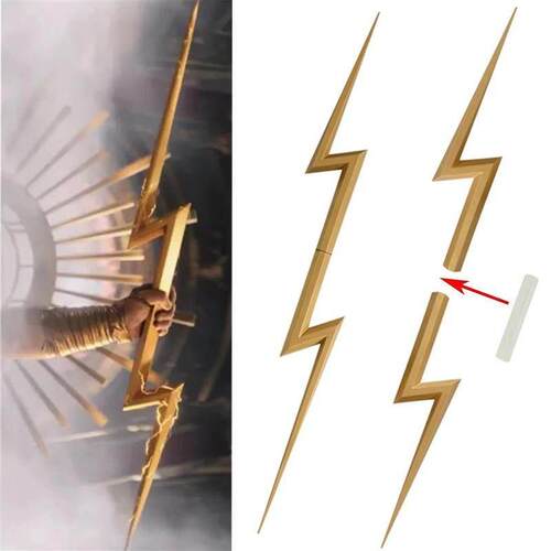 Love And Thunder Superhero Zeus Weapon Cosplay