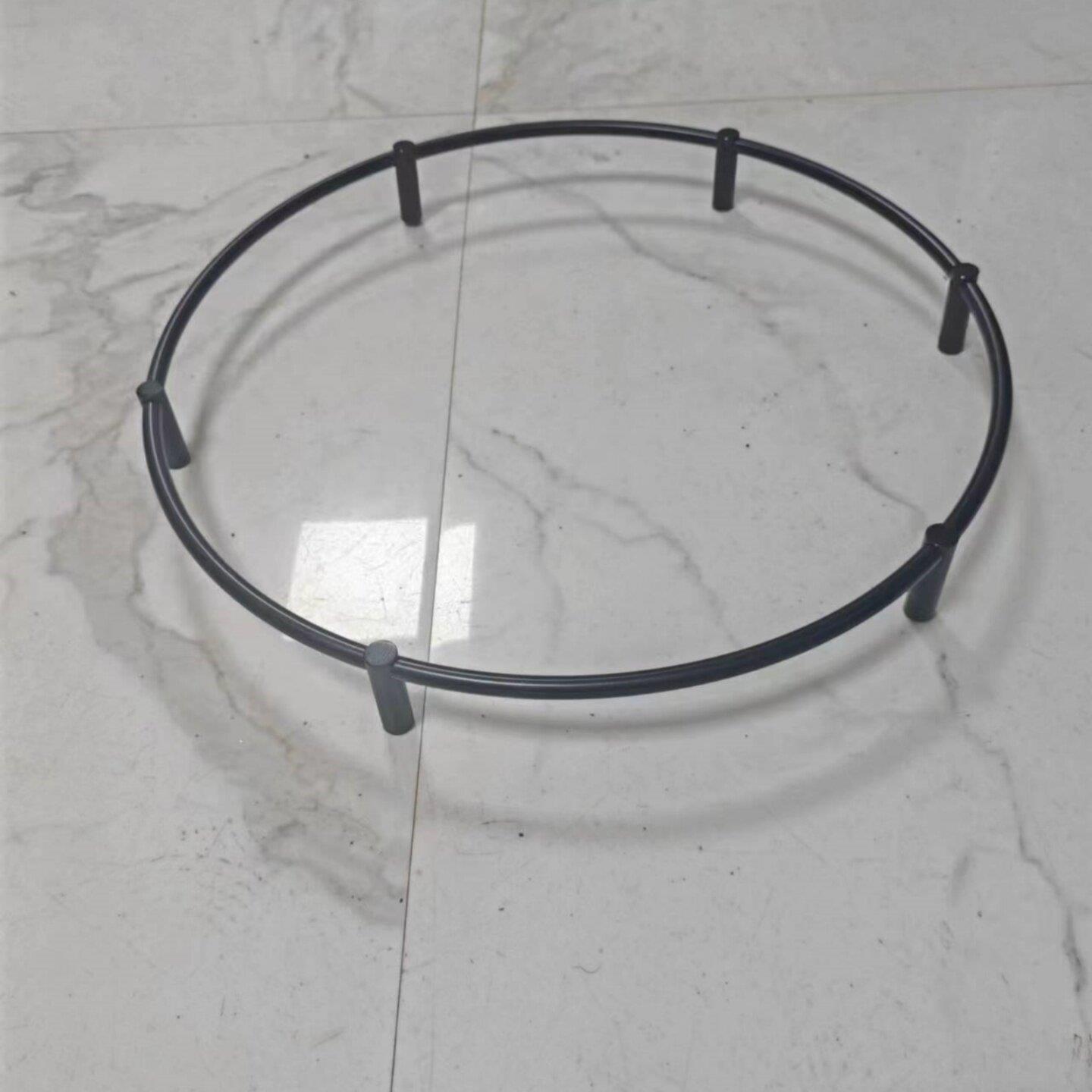 铝合金圆管立柱书架圆弧转角置物架展示架层板托吊金属配件连接件