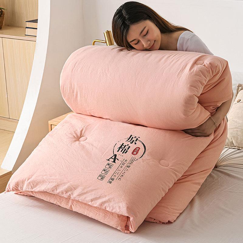 A类大豆纤维被子春秋被芯4斤6加厚保暖冬被空调被夏凉被单人儿童8