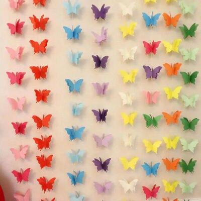 5 Pcs Large Butterfly Paper Garland Butterfly Hanging
