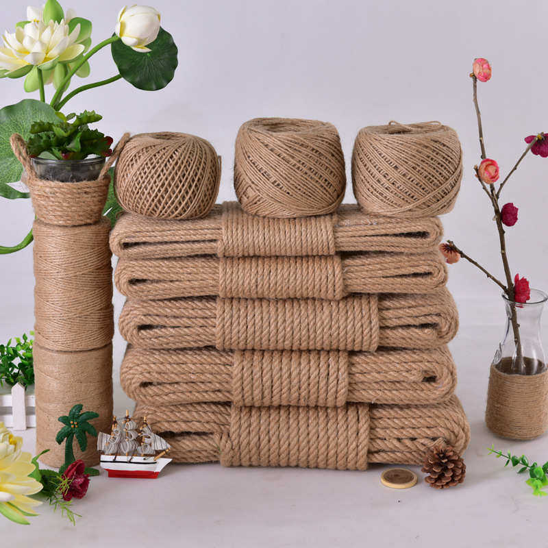 手工编织DIY细麻绳室内复古照片墙装饰粗校园比赛用拔河绳DIY麻饰,居家布艺,绳子,淘宝优惠券,粉丝福利购,淘宝优惠卷