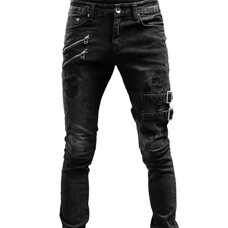 streetwear jeans slim designer pants trousers men pants