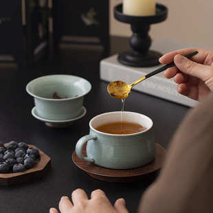 创意茶具茶水分离陶瓷水杯泡茶喝茶一体杯办公家用咖啡杯子伴手礼