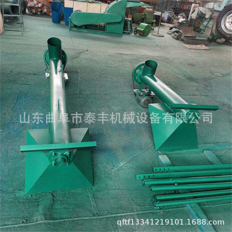 仙桃市螺旋提升机 多用途水泥沙子提升机 加固支撑架螺旋提升机