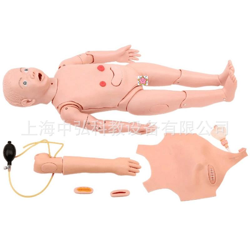 多功能三岁儿童护理训练模拟人,多功能儿童护理模拟人