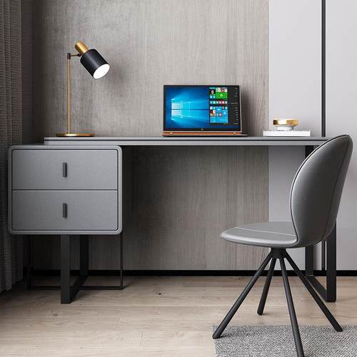 式梳公妆台收意纳柜一体ZGR极简实木家用电脑学桌办桌卧室习桌写