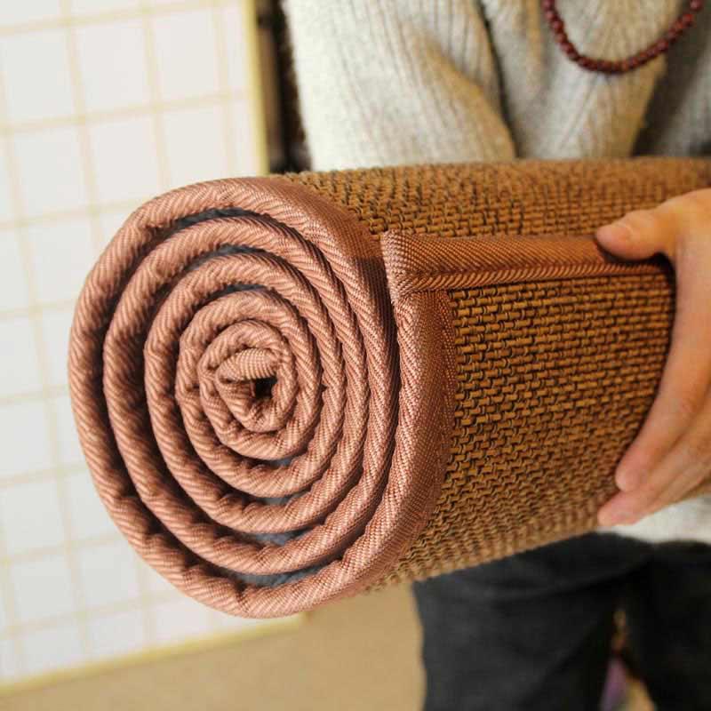 正品日式榻榻米地垫室民宿窗竹编地毯卧客厅满铺毯地现代简约飘垫