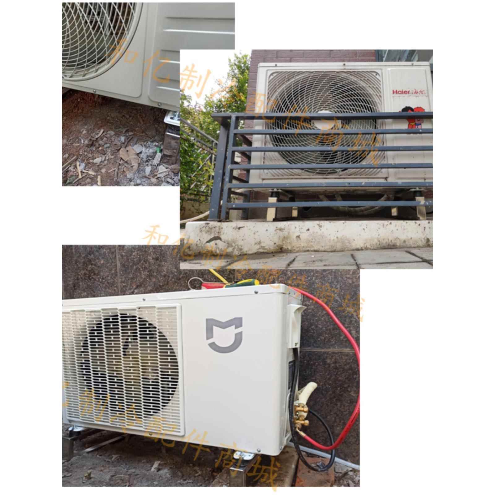 304不锈钢空调支架加厚室外机地板架抬高底座1-5P空调缓冲支架地