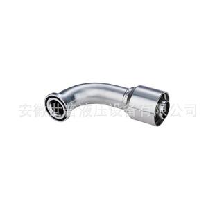 软管接头90°SAE法兰6000PSI 扣压接头87691Y高压油管一体式
