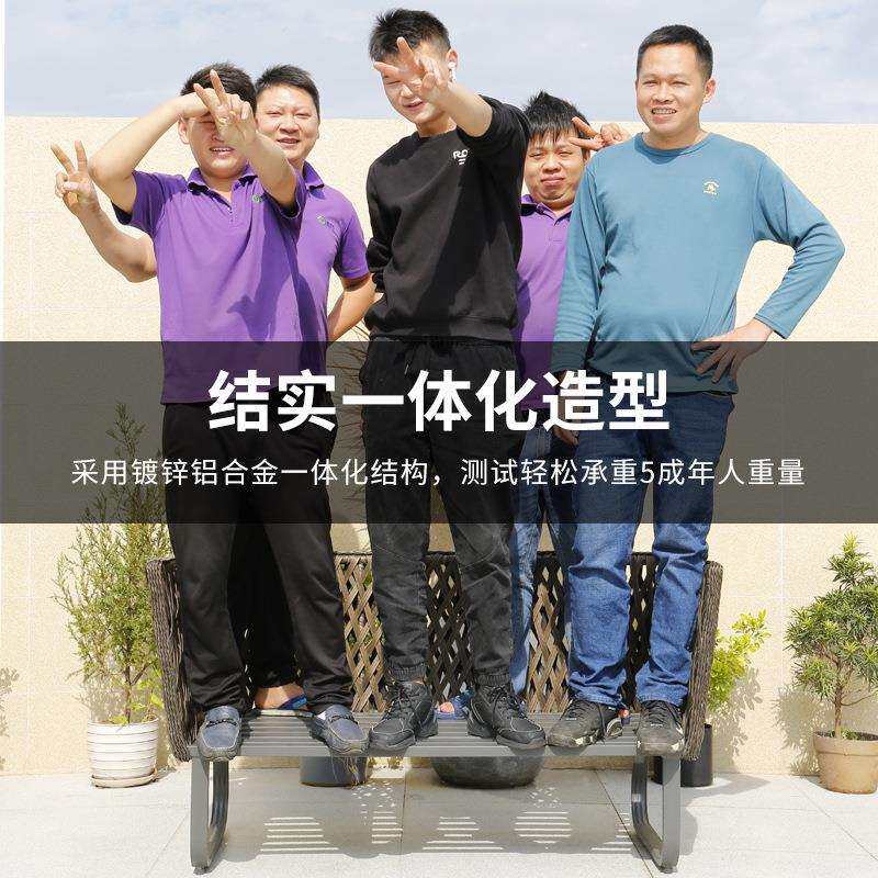 北欧户外沙发藤编客厅藤椅庭院露天家具室外防晒防水腾艺防水防晒