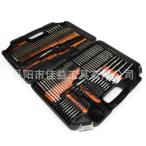 246件套钻头组套工具套装246PC麻花钻头木工扁钻批头水泥钻开孔器