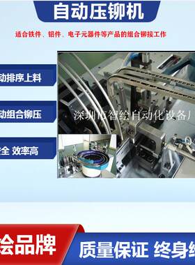 实体工厂铁件组合铝件自动铆接机五金螺丝自动装配压铆卡紧机器