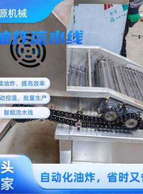 炸食品炸流水线鱼豆腐自动控温油希源设炸机香辣酥全自油动油串炸