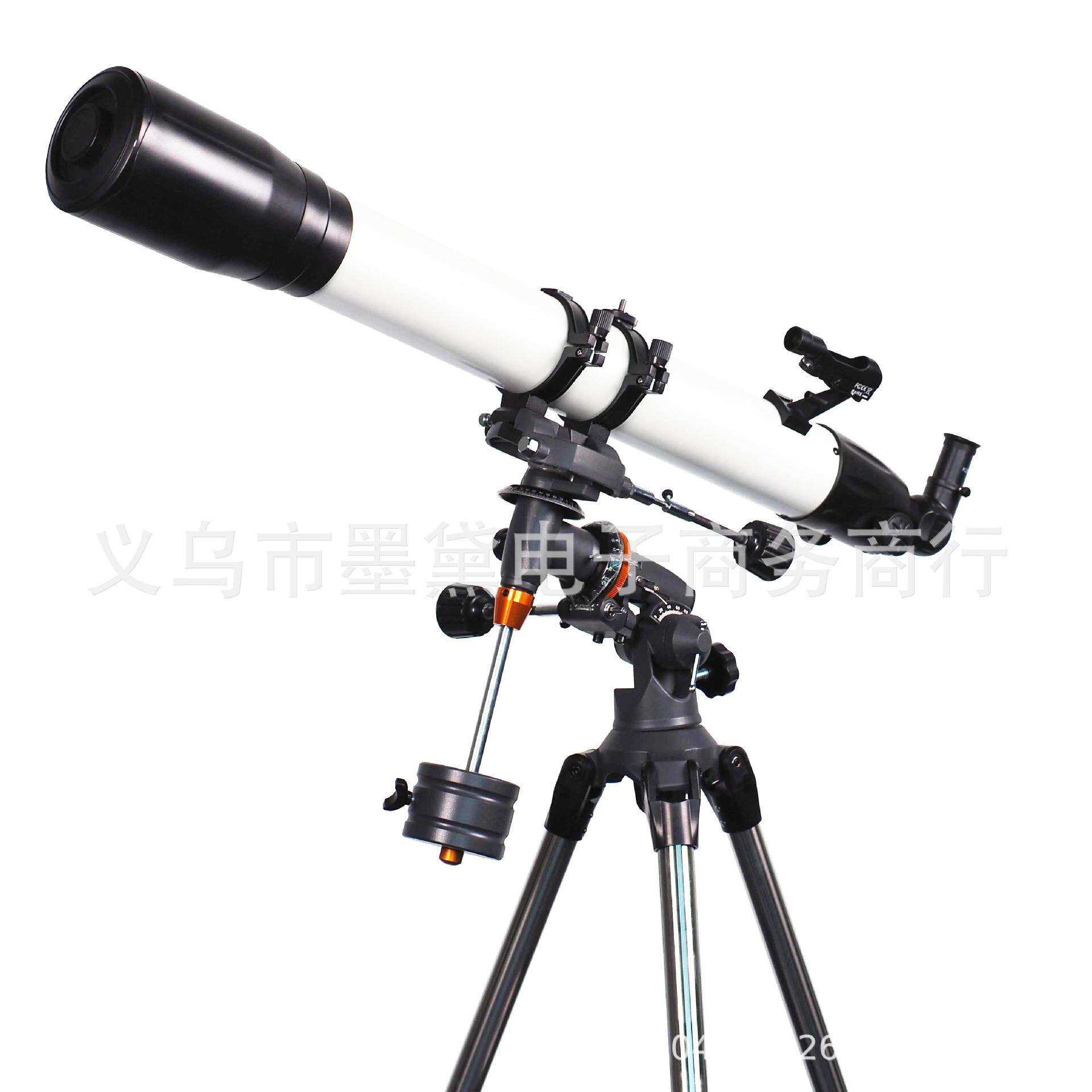 exploreview系列80900高清天文望远镜带赤道仪折射式观景天地两用