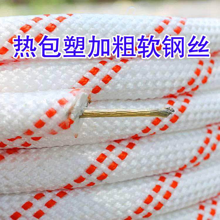 户外安全05绳丝龙芯作高空业绳外墙绳捆绑绳钢登山绳保险绳耐磨尼