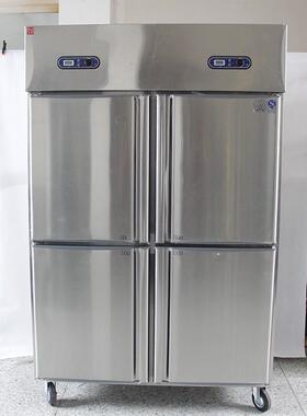 冠佳商用冰柜大容量4门不锈钢机身厨房冷冻柜6门食品冷藏保鲜柜