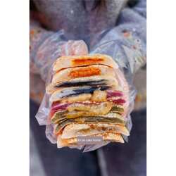 江门恩平特产烧饼老广味道豆沙叉烧冰肉陈皮麦香簕菜凹口老牌食用