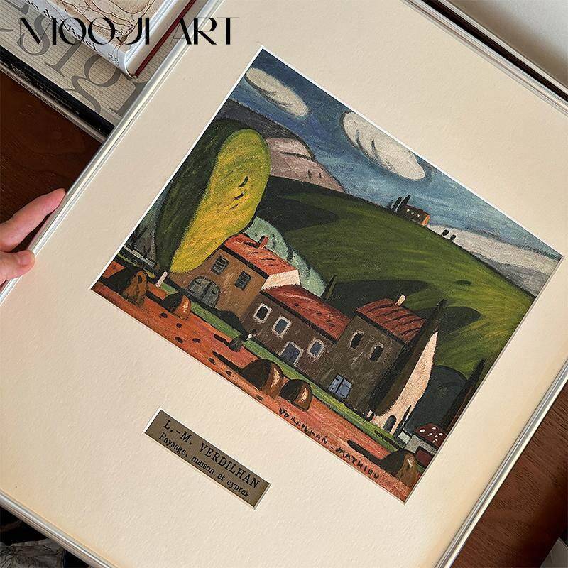 普罗景旺斯风代景ZRE】北厅欧风客装饰画 画沙发背墙挂画 画高级