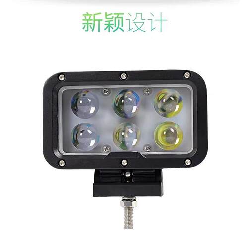 汽车LED工作灯4D透镜聚光远射灯越野车顶前杠中网工程车灯7寸60W