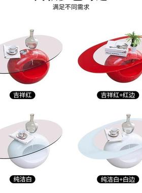 创意茶几桌简客厅家术用小户型约现代个性68312时尚艺家玻用璃桌