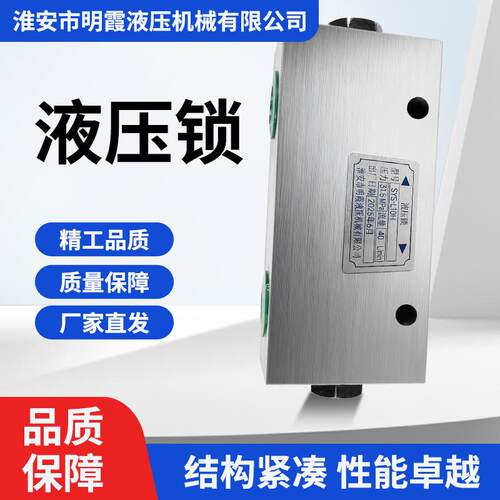 板式液压锁SYS-L10H液压油缸保压阀升降双作用吊车支腿锁高压