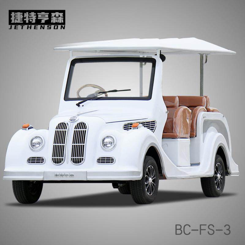 景区售楼处看房旅游酒店接待车四轮电动观光车时尚老爷车