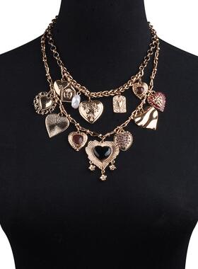 Multi layer love pearl necklace necklace necklace necklace