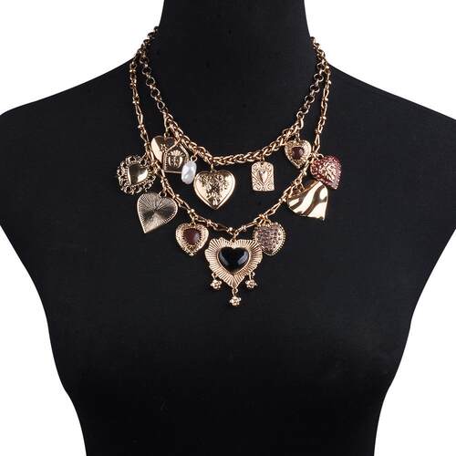 Multi layer love pearl necklace necklace necklace necklace