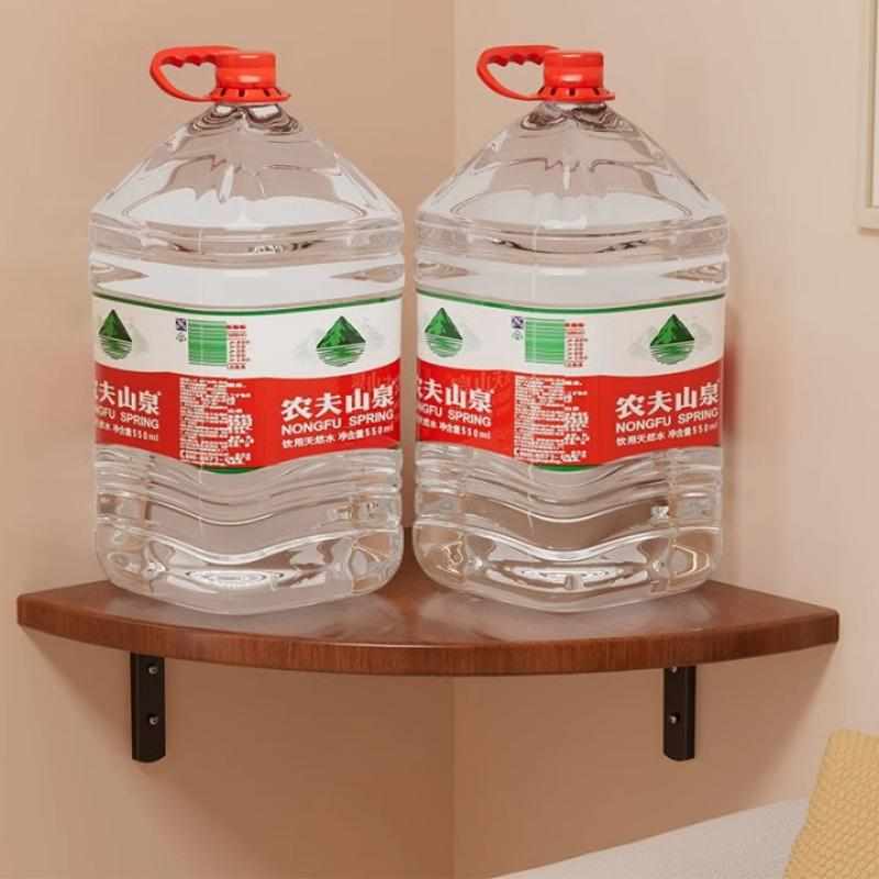 墙上置物架卧室墙壁转角收纳隔板墙角壁挂书架床头角落三角储物柜