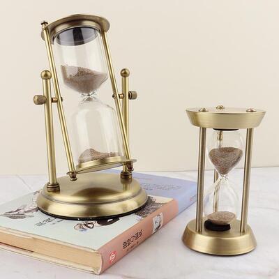 DIY定制可安装沙老树沙漏空瓶定时器生日礼物创意家居用品