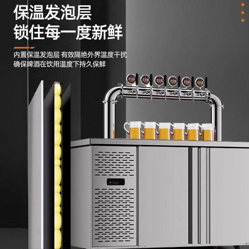 不锈钢扎啤啤酒机商用冷藏生啤鲜啤打酒机精酿打酒设备售酒机