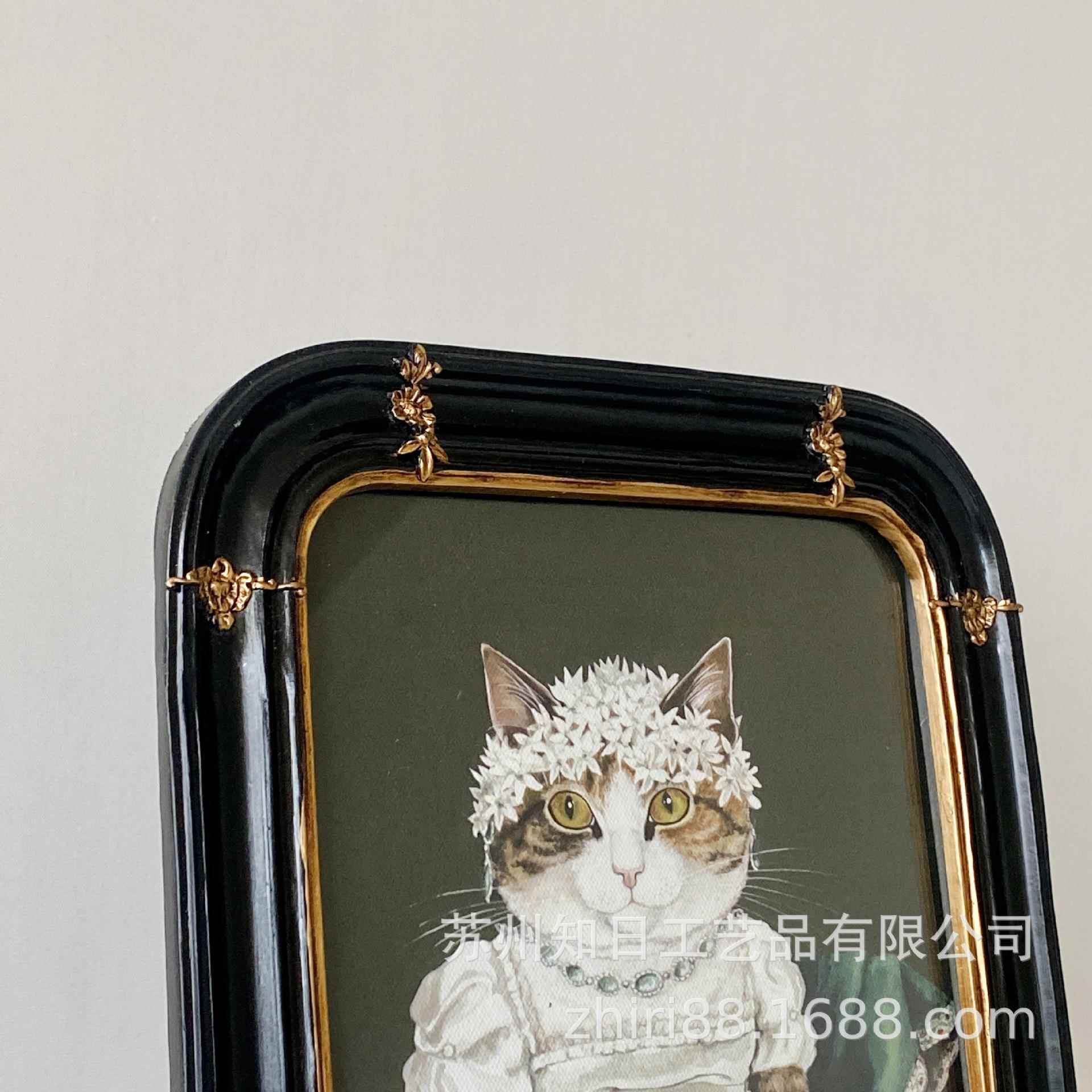 法式拱门框雕树脂相桌面摆台油画框花组画合装饰挂树框YX102B-1脂