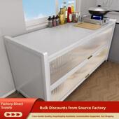 厨房架落地多层微波炉餐侧储物柜多功能壁挂式 集成碗柜