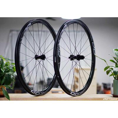 0011cycle丨瓜车用Gravel公路越野碟刹碳刀公路轮组碳纤维36/40mm