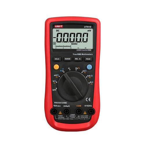 优利德UT61A/UT61B/UT61C/UT61D/UT61E四位半自动量程数字万用表