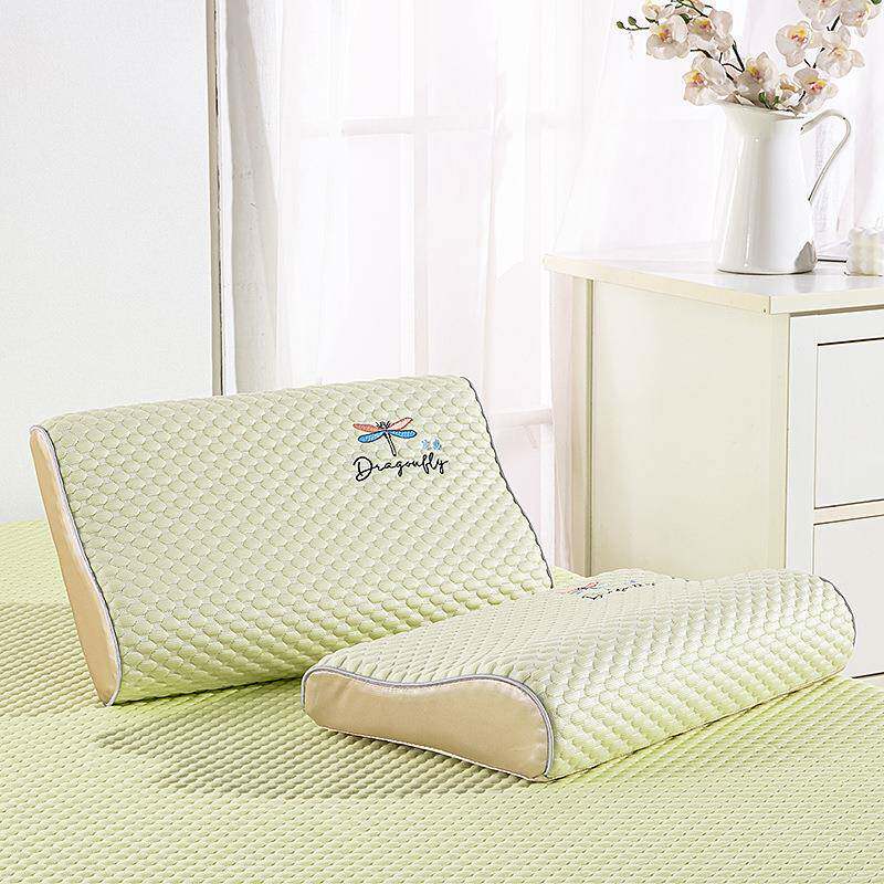 云感豆乳胶枕头套不含枕芯30&times;50单个夏季冰丝凉枕套40&times;60一只装