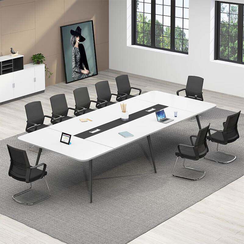 会议桌青岛办公家具会议桌钢架桌板式会议桌简易会议桌会议室用桌