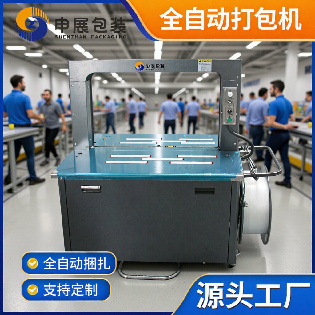 打包机纸箱打捆机塑料opp牛皮纸带捆扎收紧包装机打包带出口专用