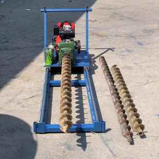 横向钢管芯掏土机 管道疏通坑道平行钻 小型穿越埋管过路打眼机