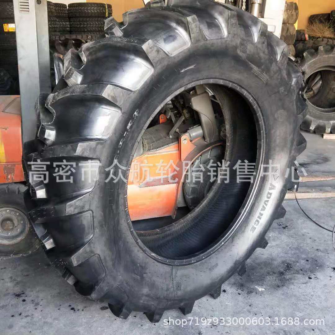 现货供应18.4/20.8-30-38-42 拖拉机轮胎加密人字花纹农用轮胎